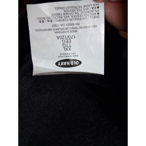 Old Navy Women's size XXL Plaid Double Breasted Casual Outerwear Wool Peacoat - Picture 7 of 14